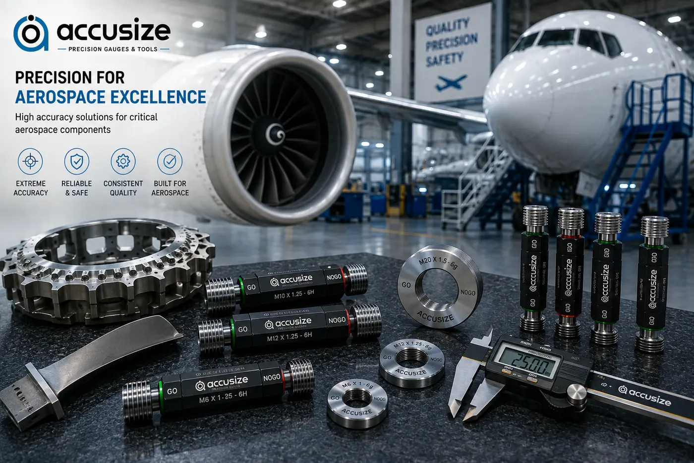 Aerospace precision gauging