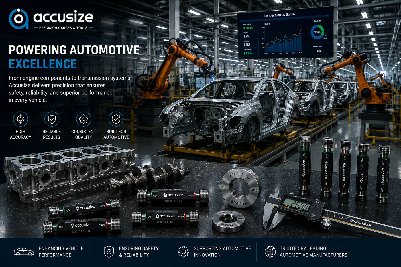 Accusize gauges powering automotive manufacturing